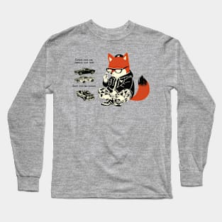 Urban Chic Shiba: Style Unleashed I Long Sleeve T-Shirt